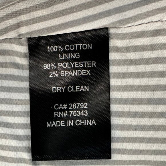 Belle Vere Blue Tweed Blazer NWT Structured Single Button Size S - Picture 4 of 4